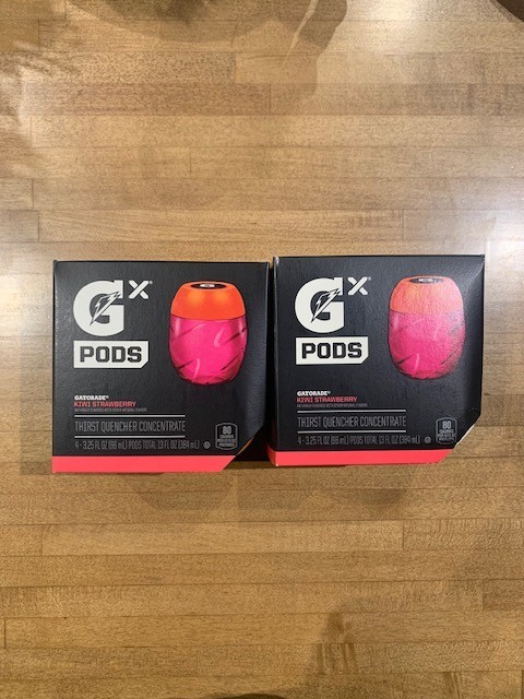 Gatorade Gx Kiwi Strawberry Pods.  Two 4-packs.  8 pods total 2026 expiration