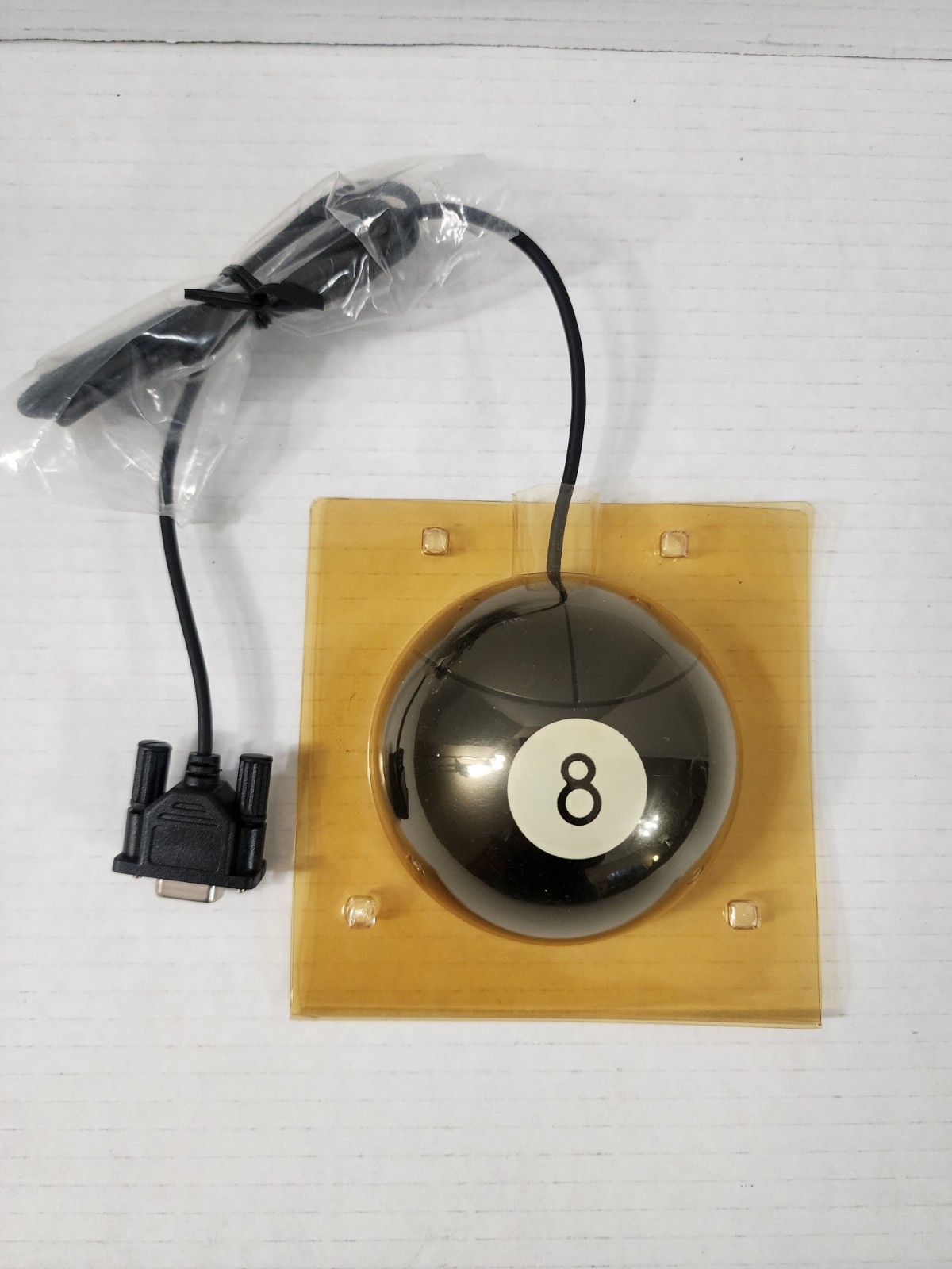Vintage NOS Wired Sports Eightball 8 Ball 🎱 Mouse  Desktop