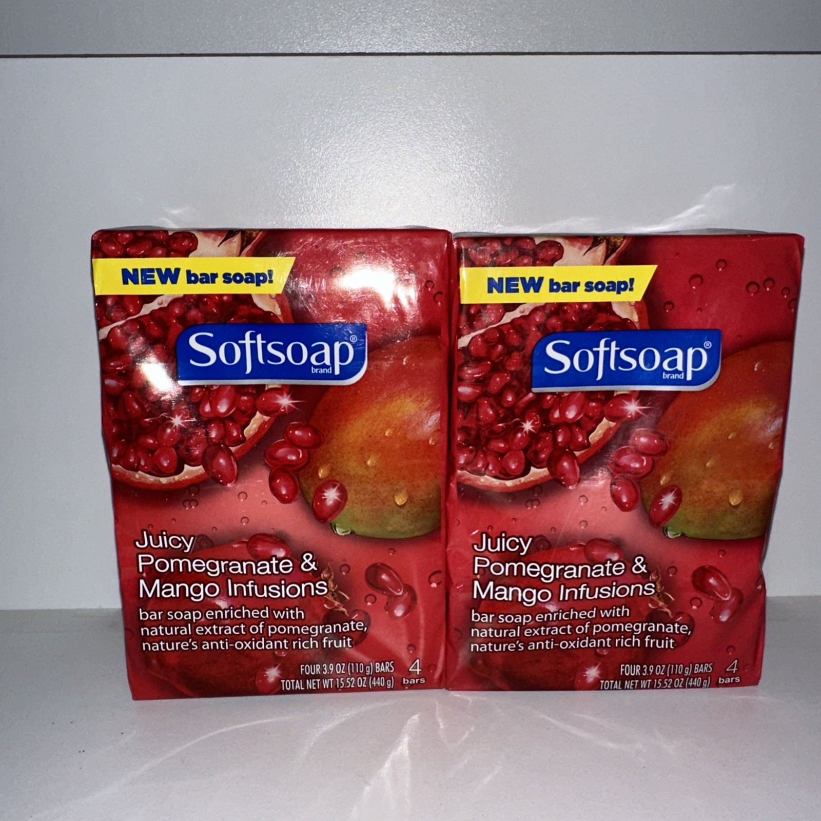 Softsoap Juicy Pomegranate & Mango Infusions Bar Soap - DISCONTINUED - 8 Bars