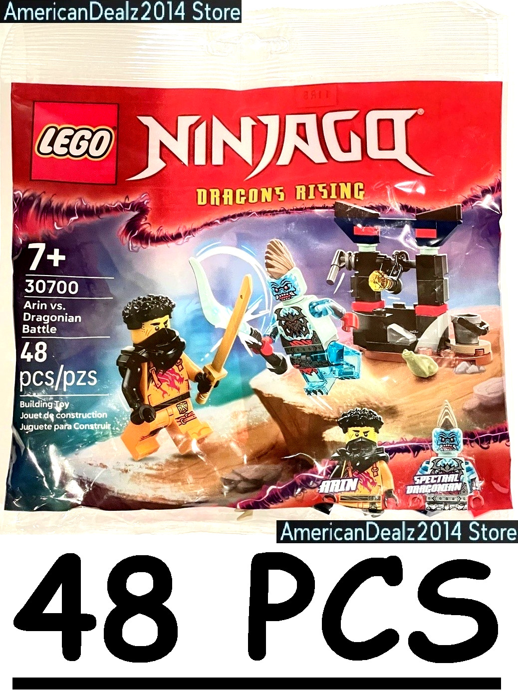 LEGO 30700 Ninjago  Arin vs. Dragonian Battle Bag  - 48 Pcs (SEALED)