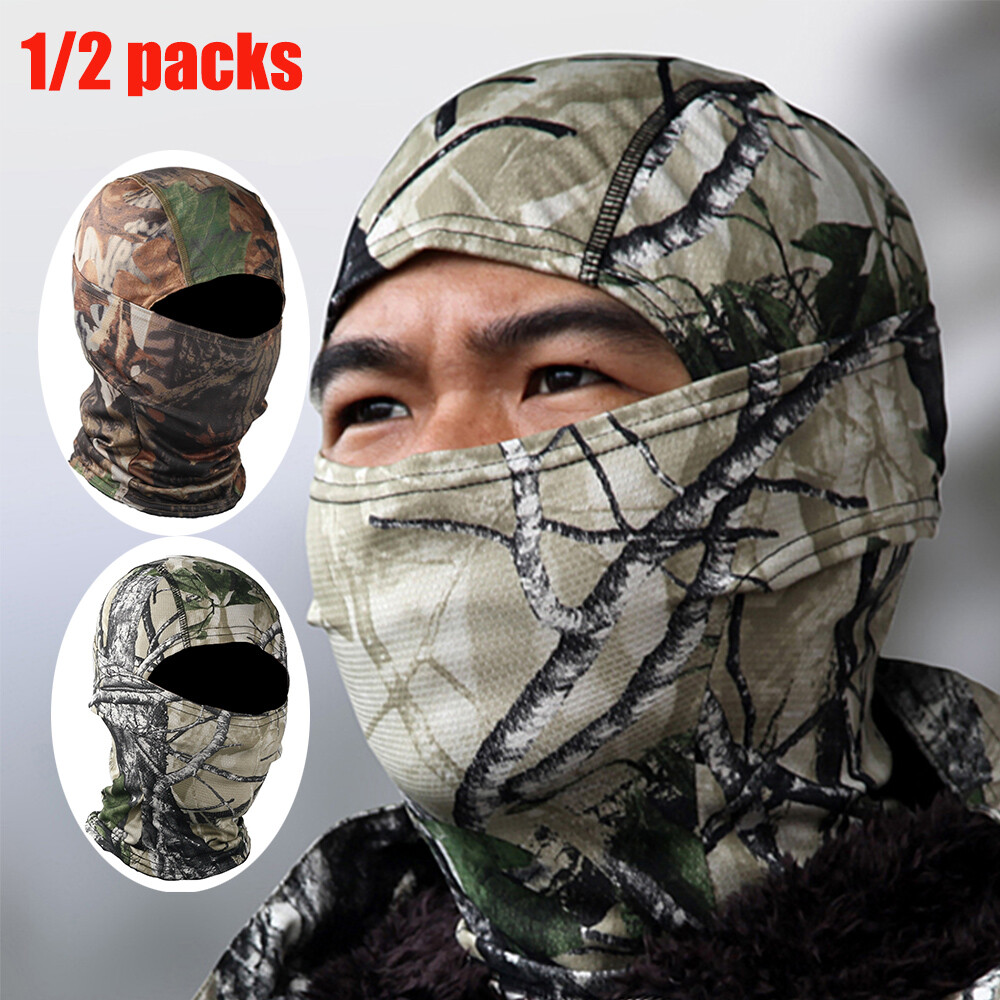 Mens Windproof Full Face Mask Cap Winter Hood Balaclava Bandana Headwear US