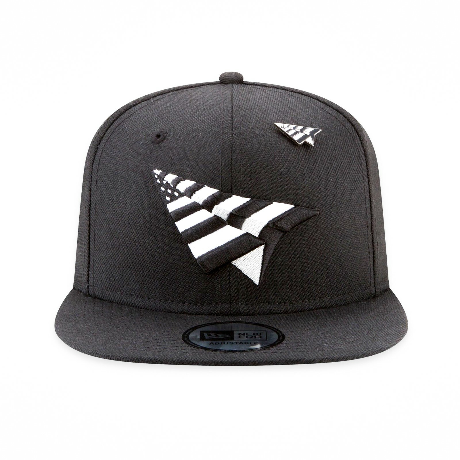 PAPER PLANES ORIGINAL CROWN OLD SCHOOL SNAPBACK W/ GREEN UNDERVISOR BLACK