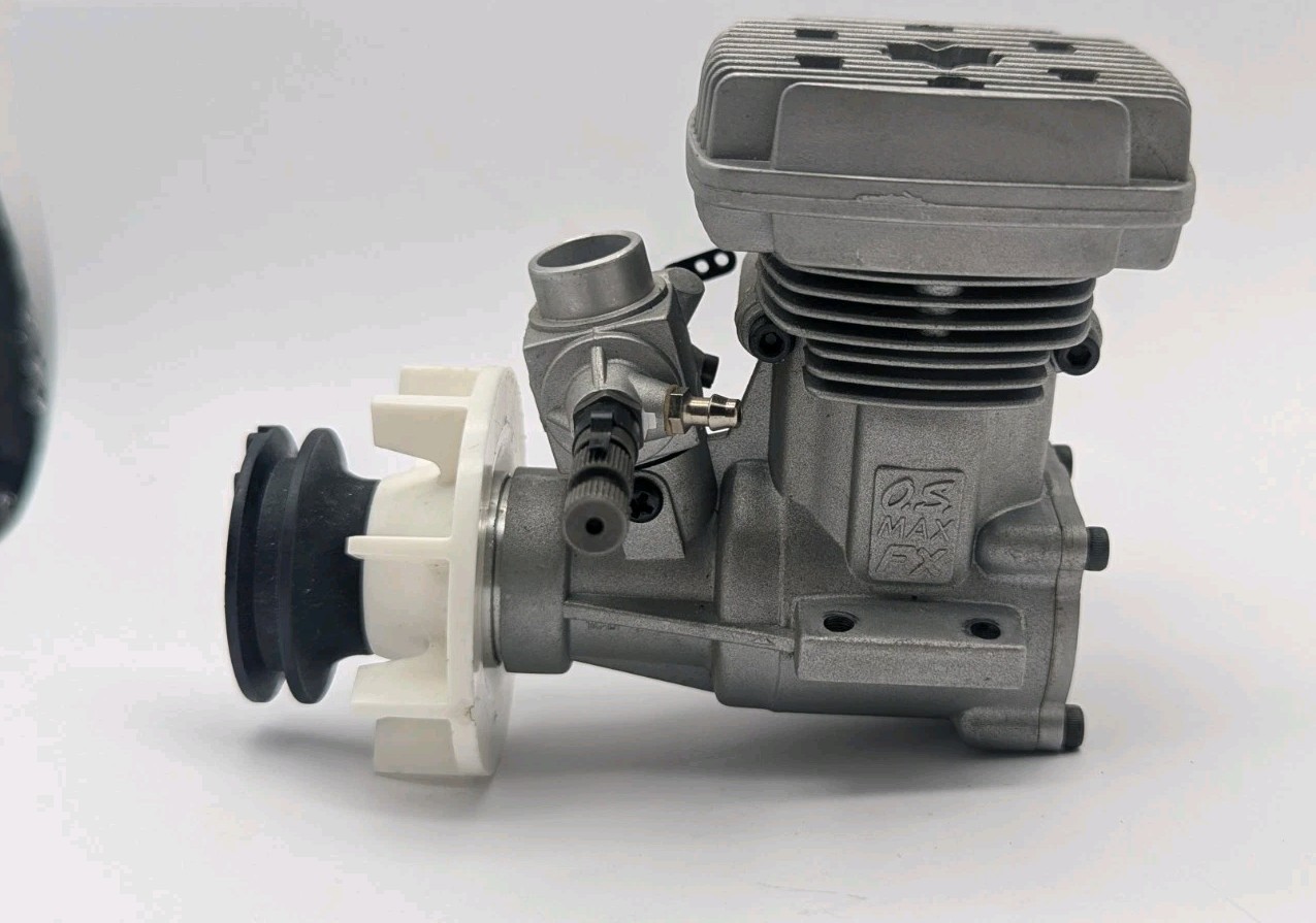 OS max 46 FX H Ring Carb HIROBO MUFFLER Competition RC Heli Engine READ ALL