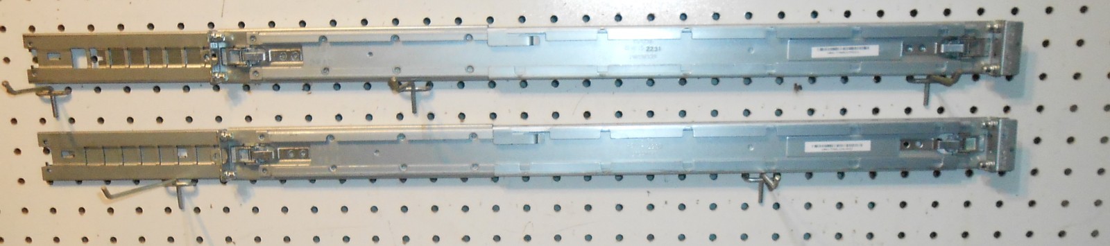 SET 1U RACK RAILS HP 679368-001 DL360 G8 G9  R&L 20290359 U861-776 ER & EL