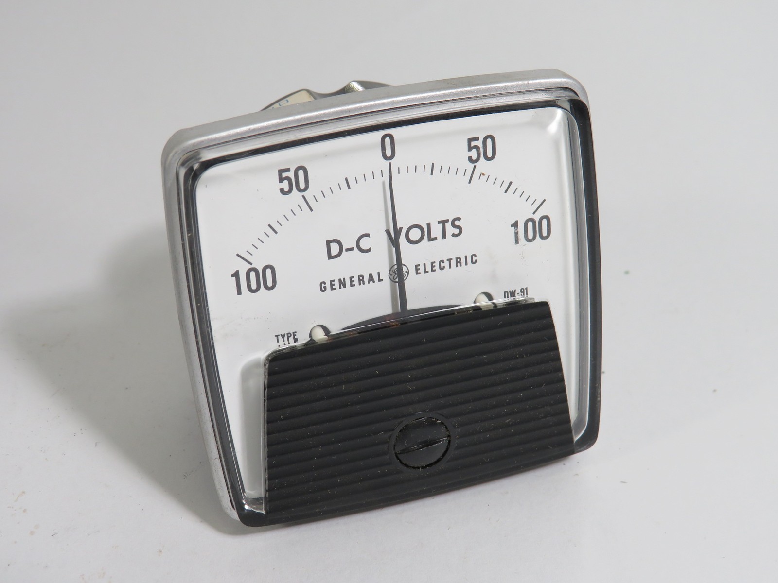General Electric Model 152 Panel Meter 100-0-100 Range 100VDC Damaged Box RFB