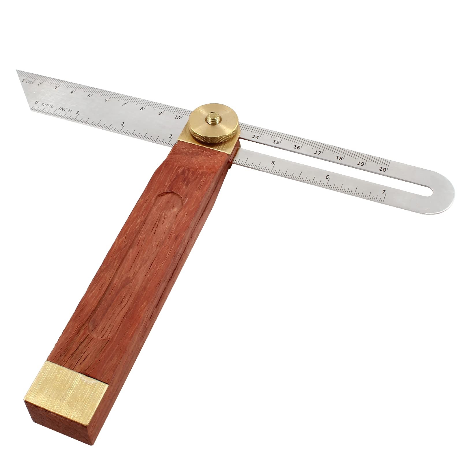 Litoexpe 9" T-Bevel Sliding Angle Ruler Protractor, Adjustable Angle Finder R...