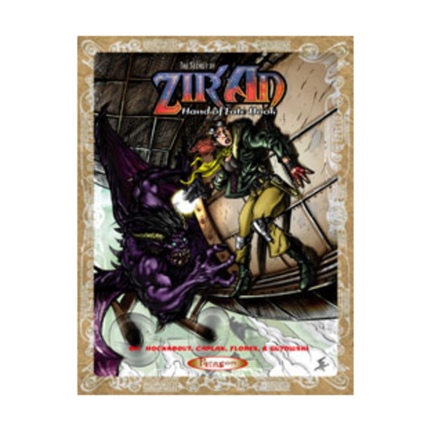 Paragon Games Secret of Zir'An Hand of Fate Book EX
