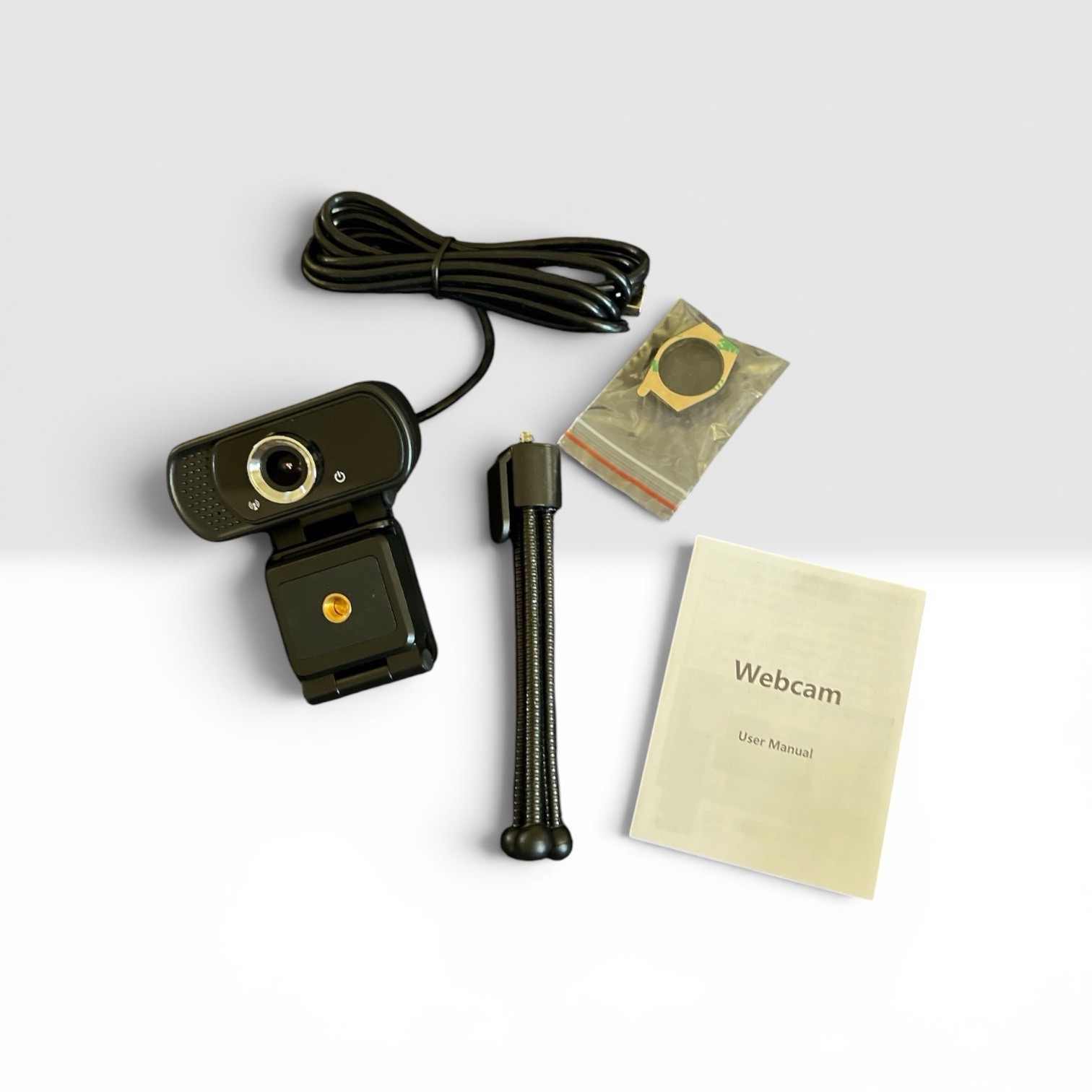 HD Webcam - 1080p With Microphone - Rotatable Clip - USB Desktop - PC