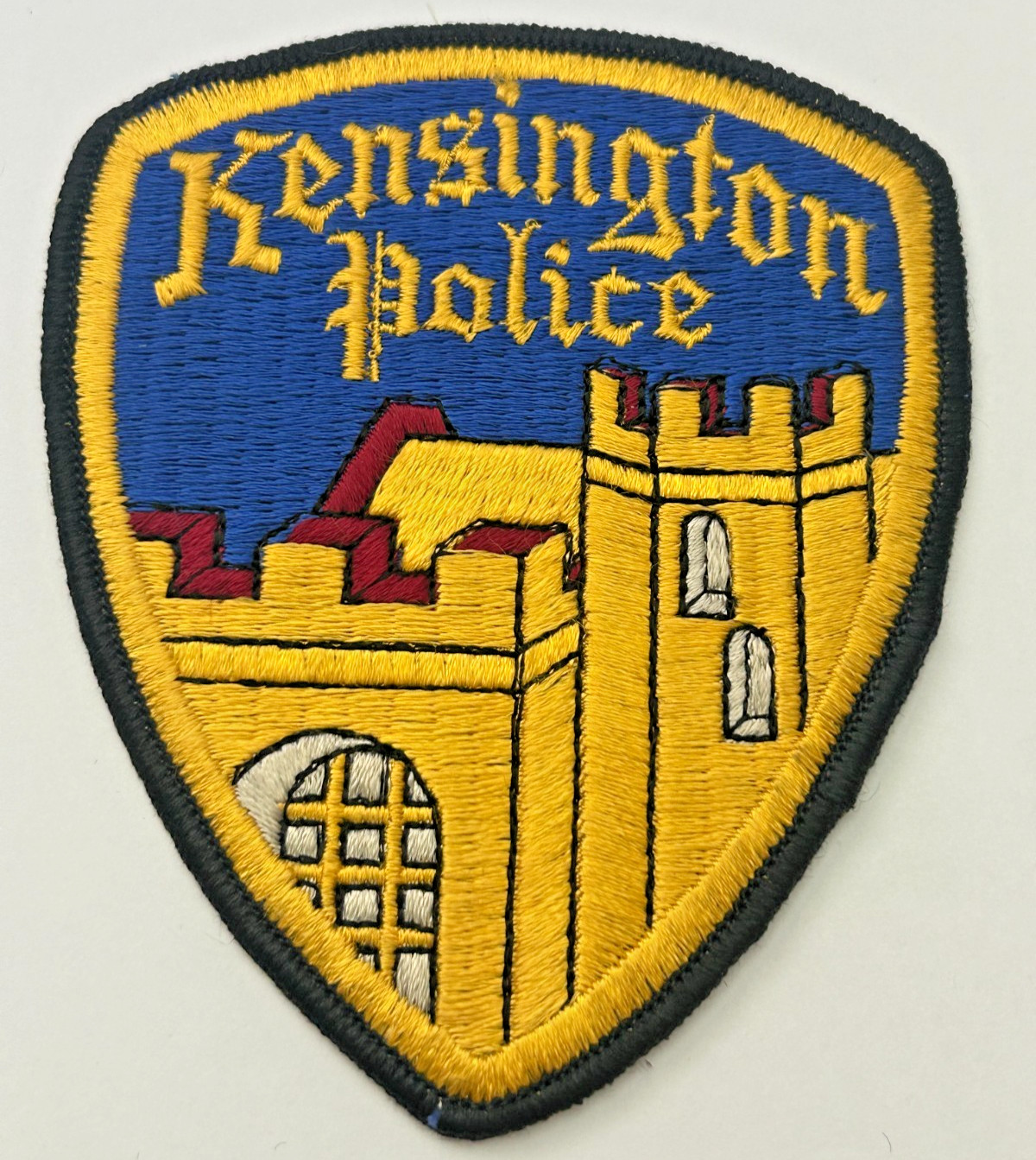 Vintage Kensington California Cloth Police Patch Unused