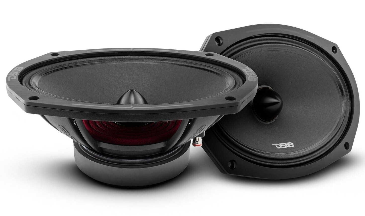 PAIR DS18 6x9" Mid-Range Bass 1200 Watt 4-Ohm Bullet Car Speakers PRO-ZXI694BM