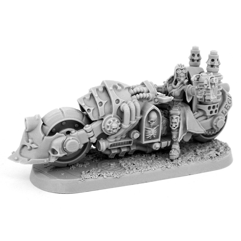 Wargame Exclusive Heresy Hunters Inquisitor with Deathcruiser Bike 28mm