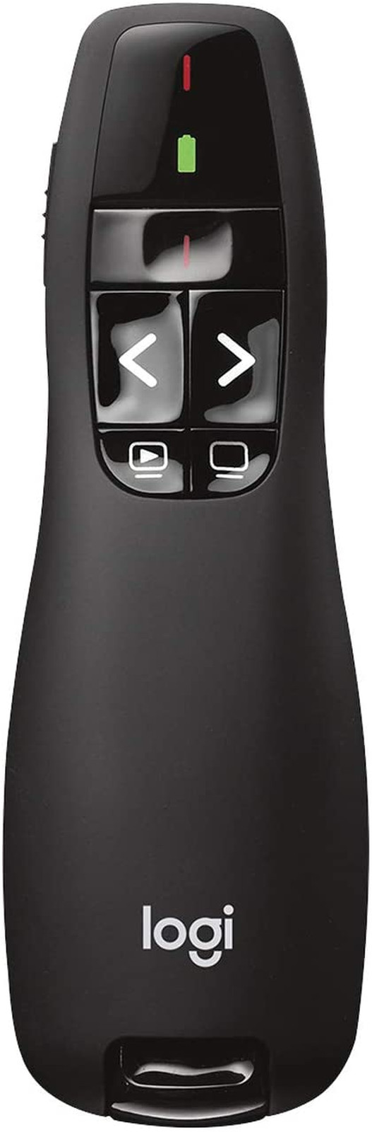 Wireless Presenter R400, USB-A Powerpoint Clicker with Laser Pointer, Wireless P
