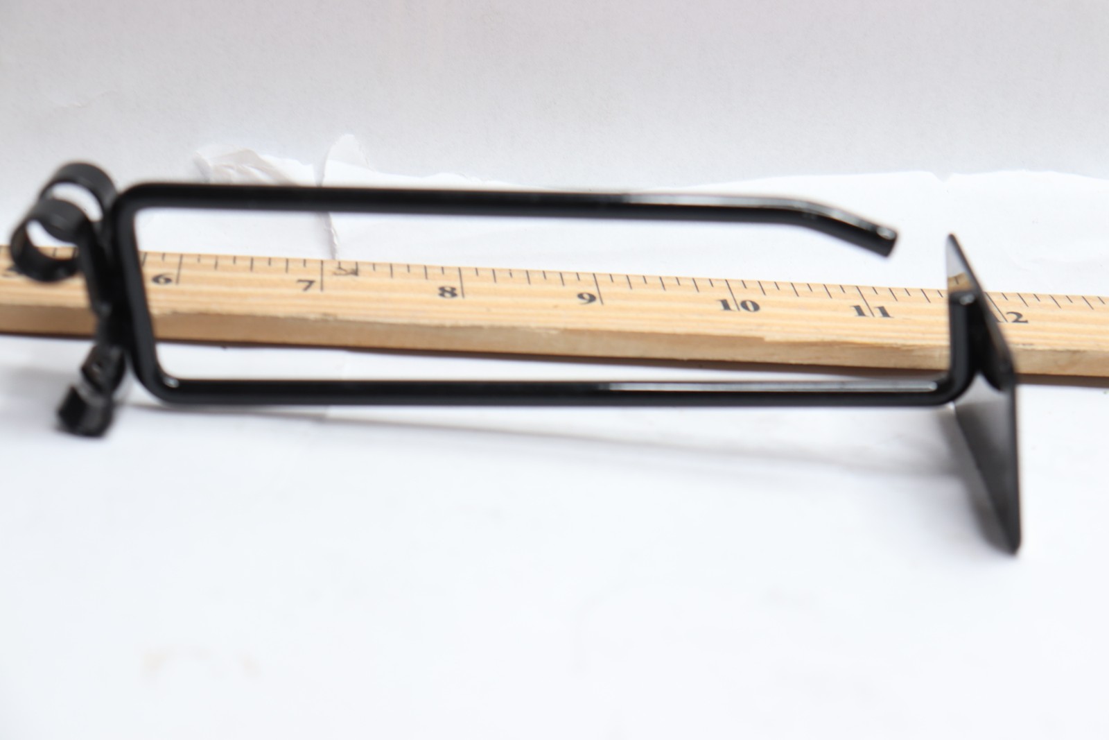 Shelf Peg with Price Plate Black 5"