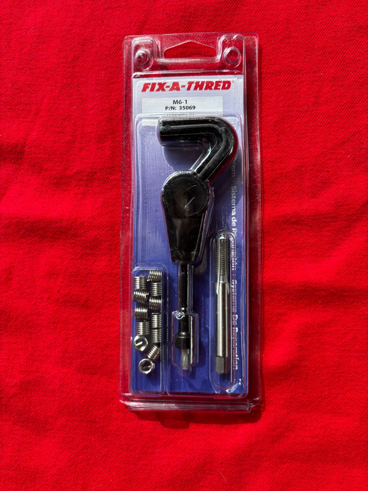 FIX-A-THRED M6X1 thread repair kit new unopened 1-tap 1-install tool 12-coils