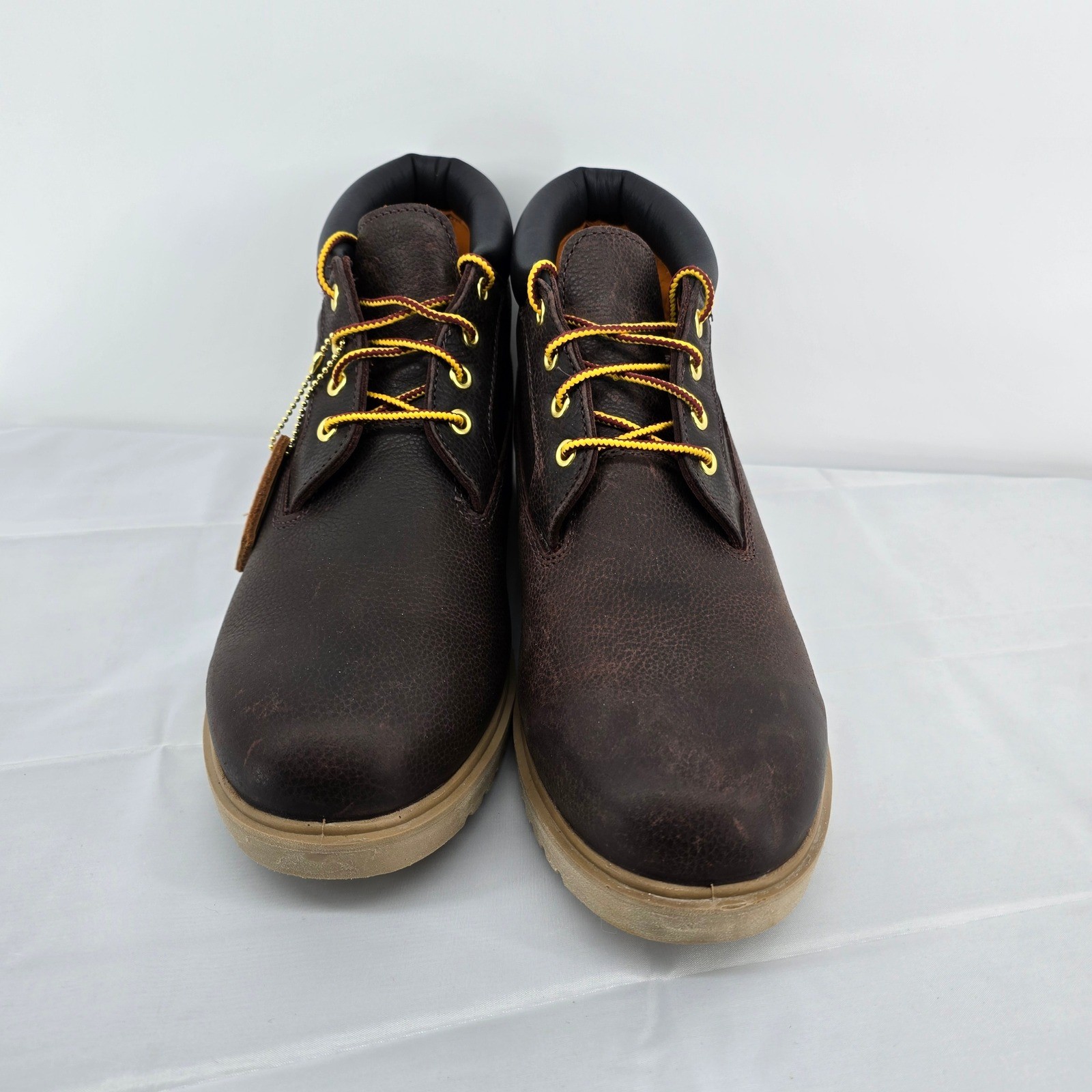Timberland Mens Waterproof Chukka Boots Brown Leather PrimaLoft TB0A6FTAEXU 9.5