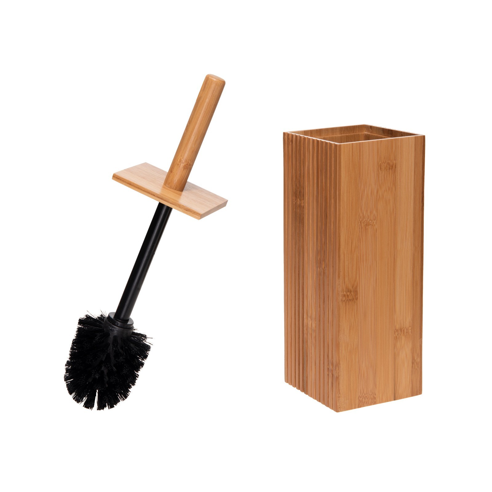 2 Shelf Bamboo Floor Cabinet in White