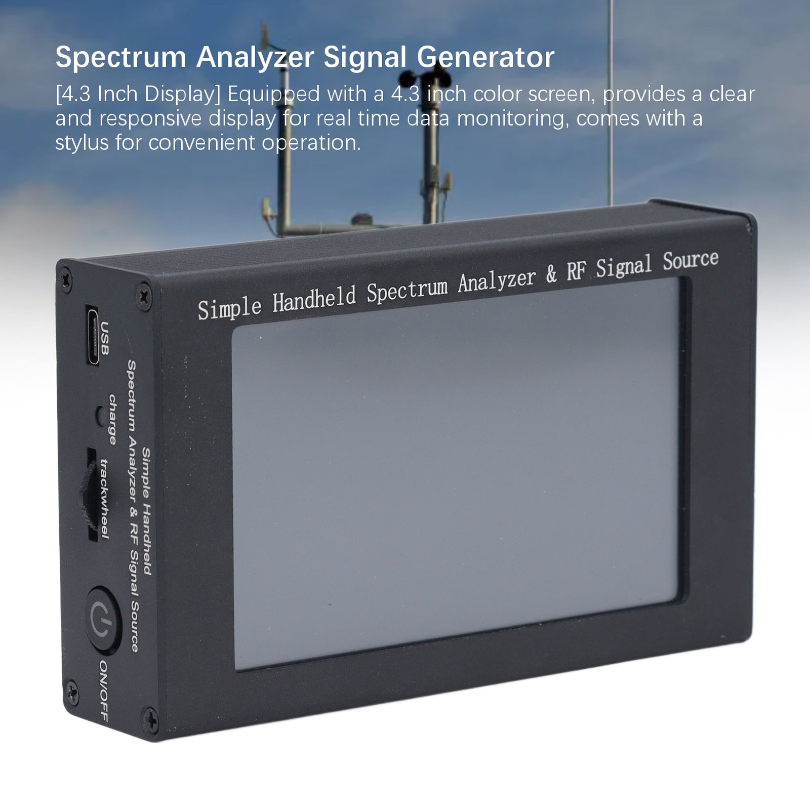 Handheld Spectrum Analyzer Portable Reliable Signal Generator For RF Testing