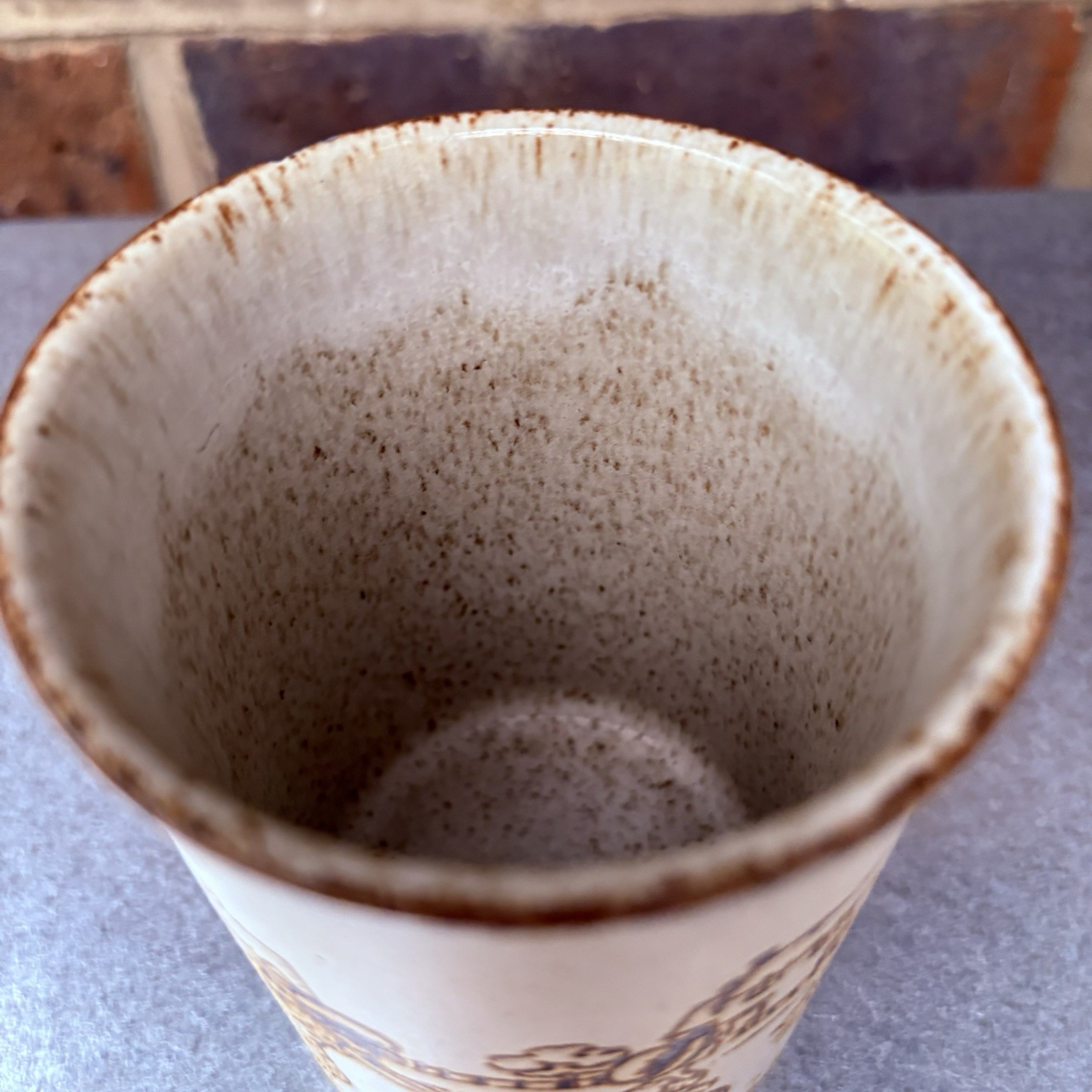 Dunoon Ceramics Stoneware Mug - Speckled Children Playground Scene