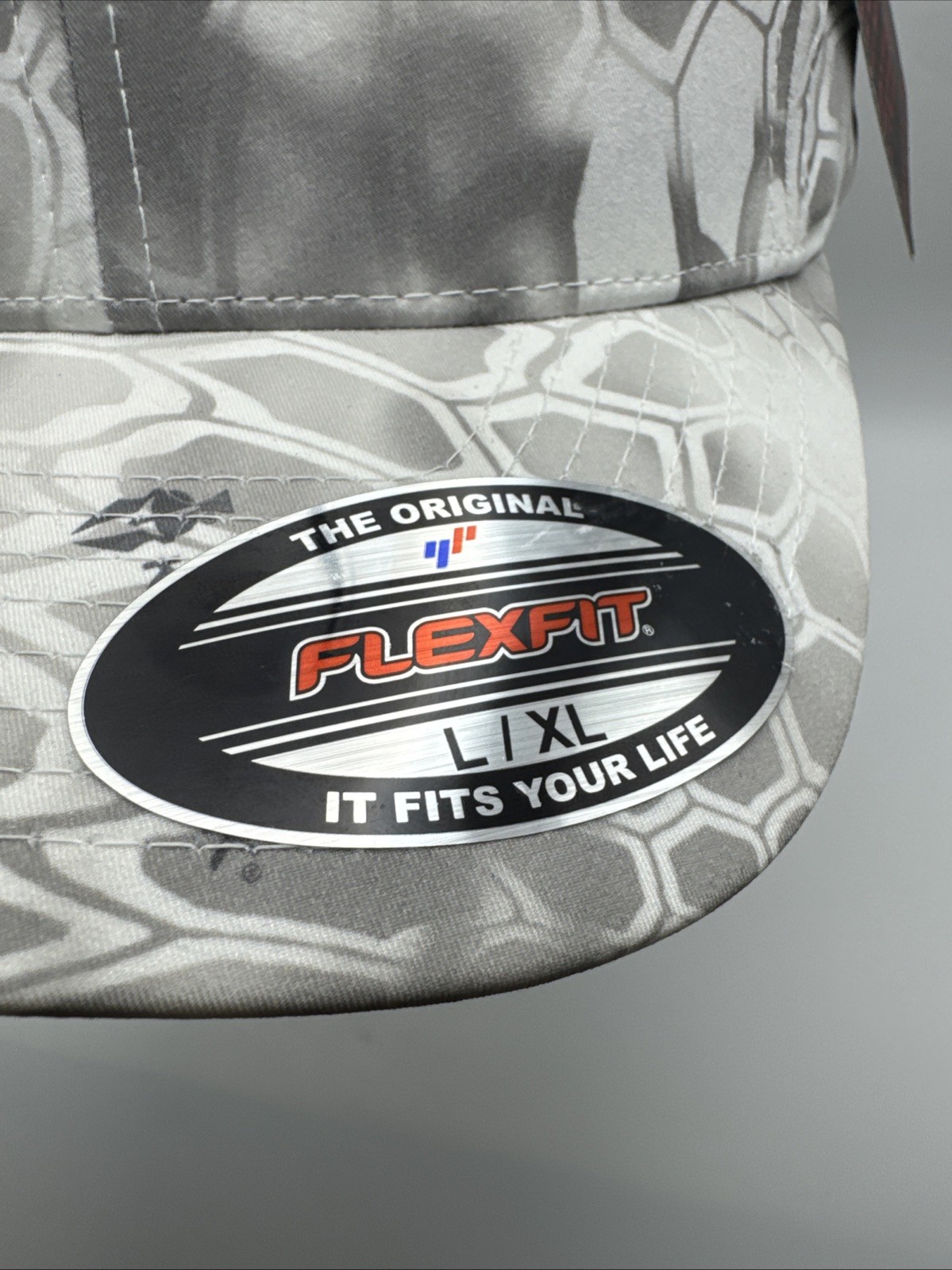 Lids Kryptek Baseball Hat White Snapback Splash Digital Camo Gray L/xl