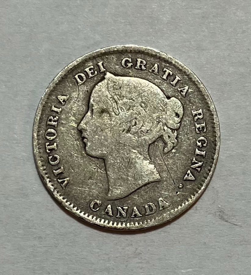 1897 Canada Silver 5 Cents