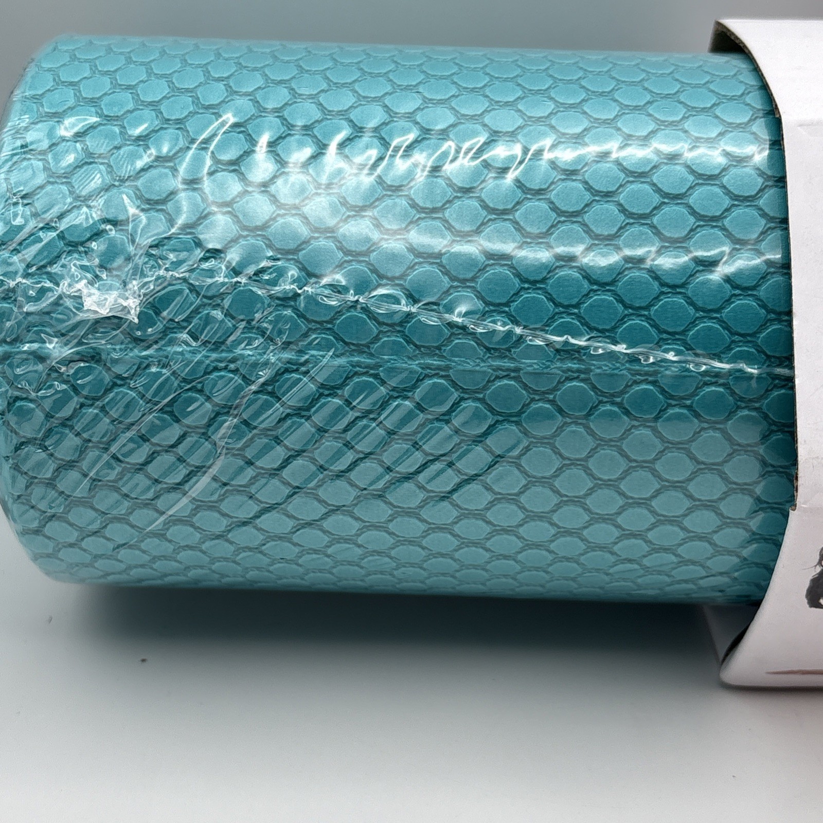 Gaiam Restore Foam Roller Compact 12" Foam - Textured Teal Blue