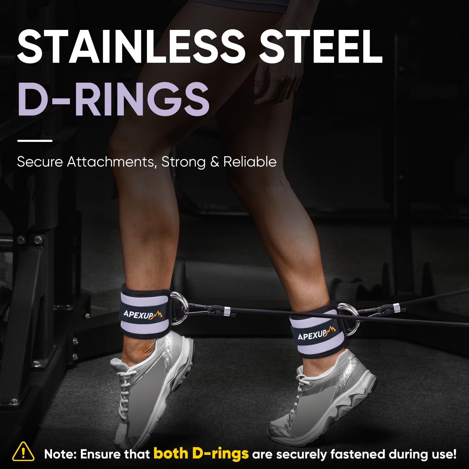 Ankle Strap for Cable Machine, Ankle Resistance Bands, Cable Kick Back Ankle ...