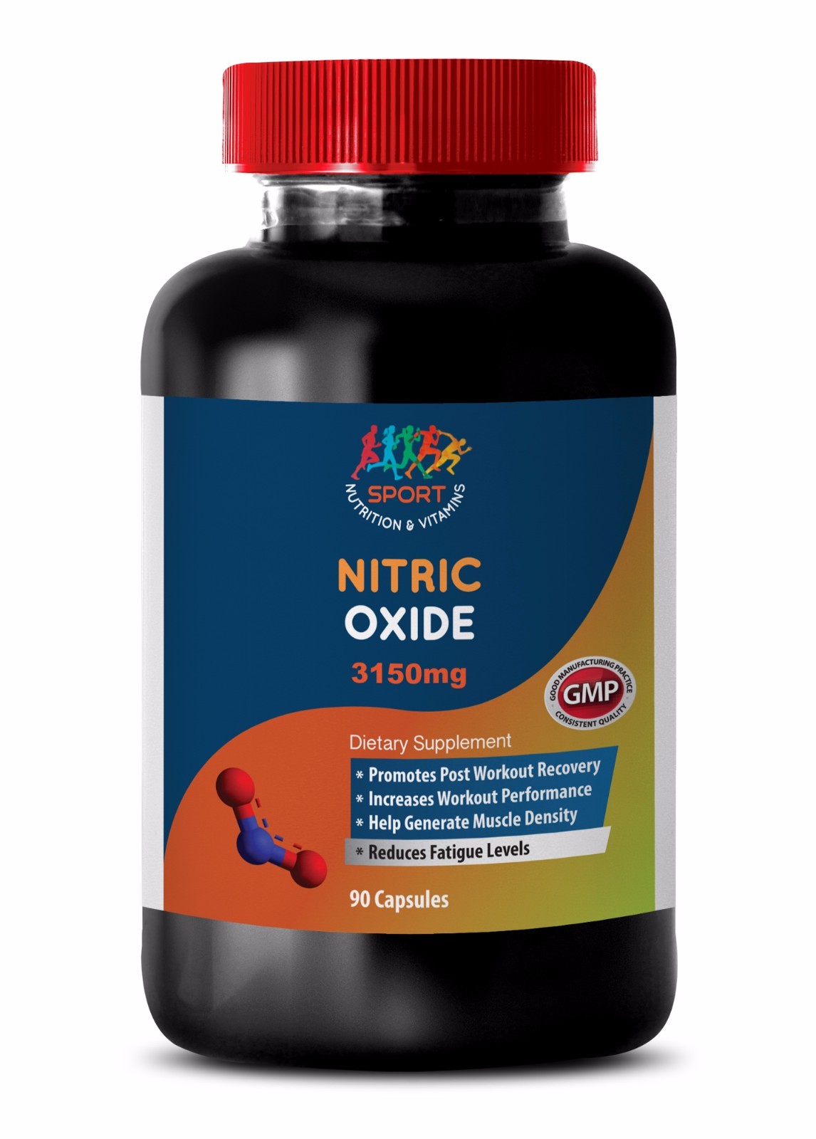 L-Arginine - NITRIC OXIDE 3150 - Perpetual Pump - Over 3000mg - 1Bot 90Ct