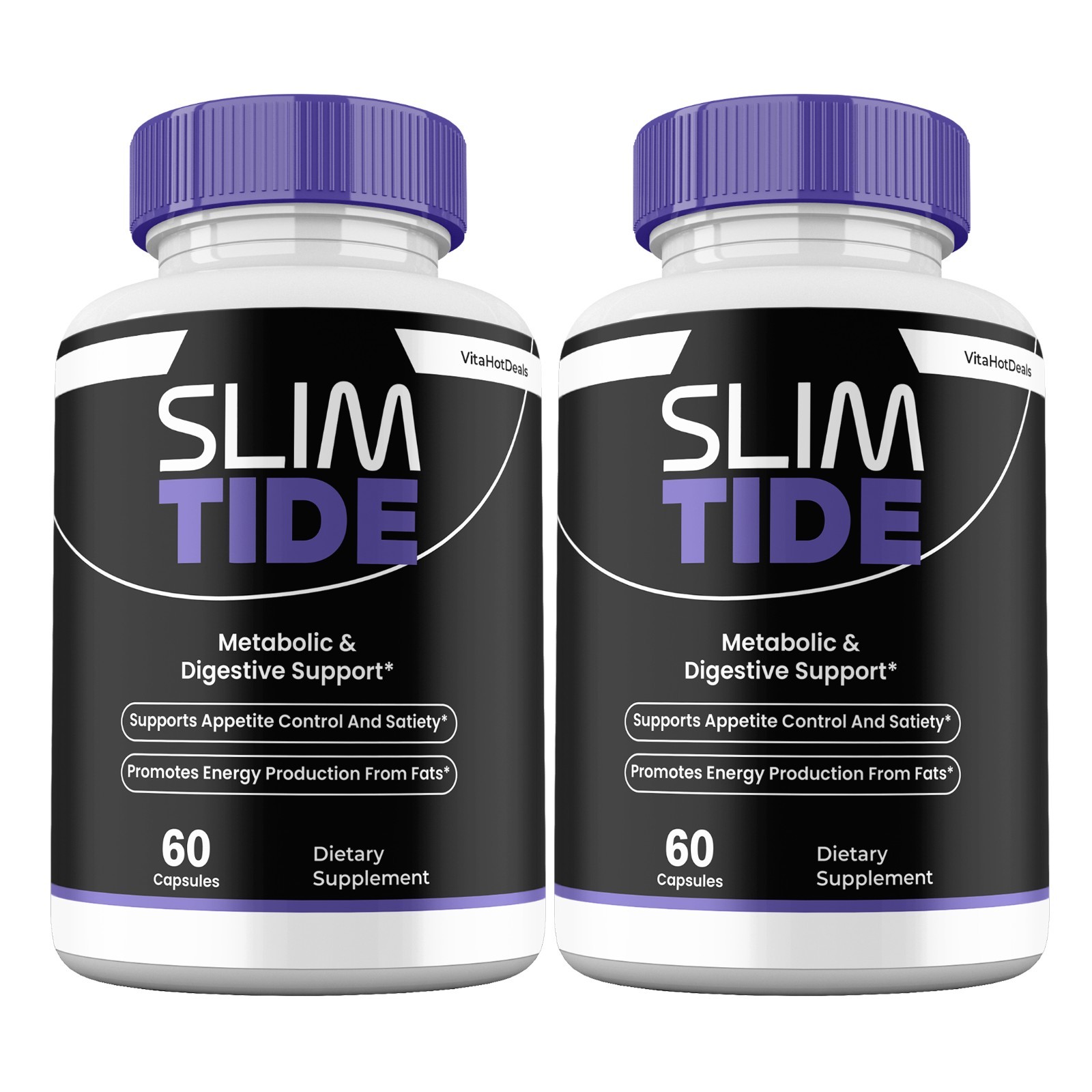 Slim Tide Capsules, Max Strength, SlimTide Natural Supplement  (2 Pack)