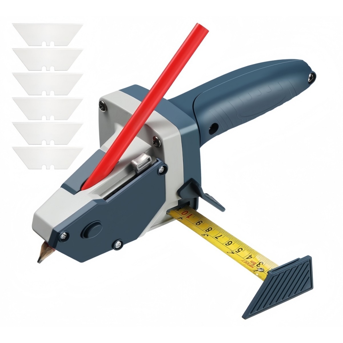 Multifunction Drywall Cutting Tool w/ 6 Blades