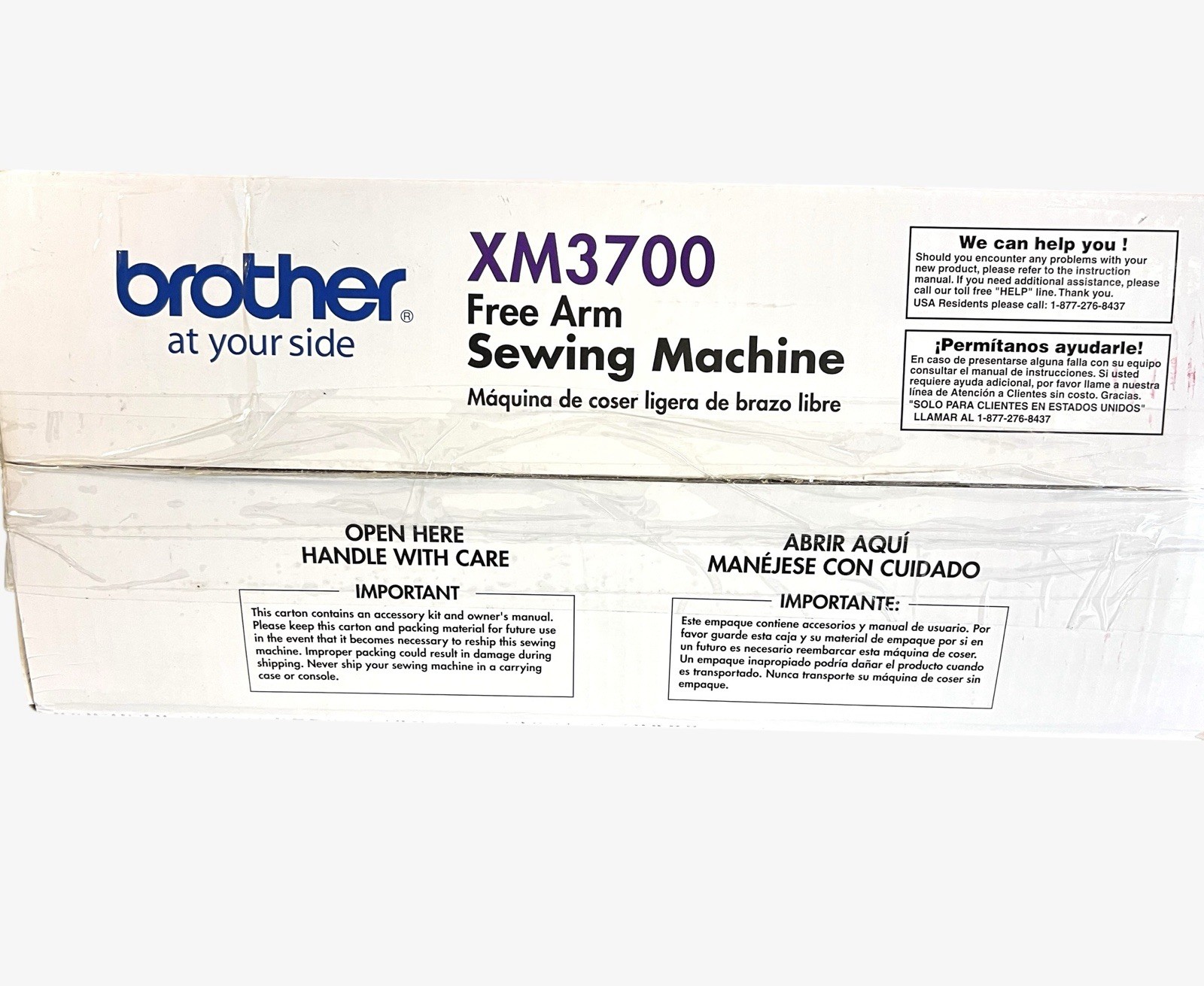 Brother SewIng MachIne XM3700 Automatic Needle Threader and Thread Bundle