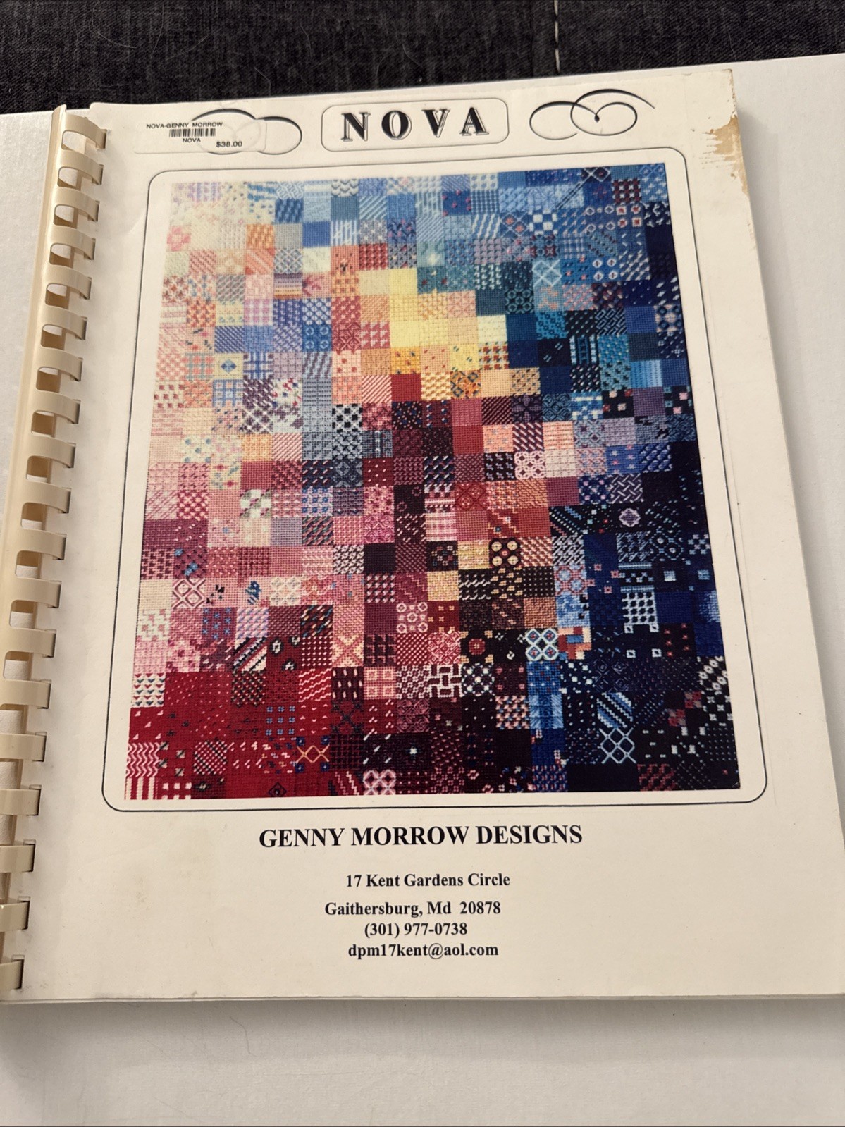 Genny Morrow Designs NOVA Needlepoint Instruction Book B50