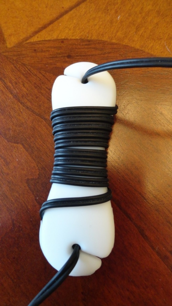 WHITE Cord ear bud Management for Shure SE535 SE425V SE530-EFS SCL4 SE420 earbud