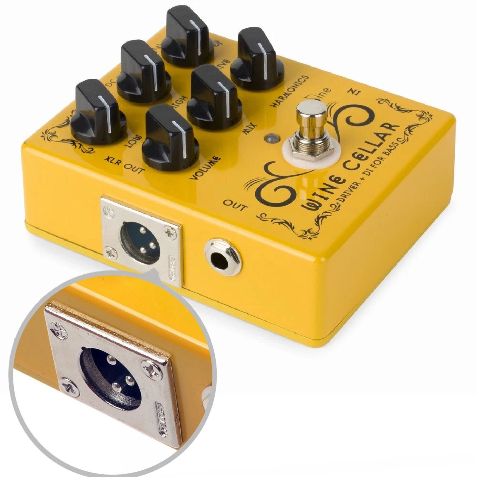 Caline CP-60 Wine Cellar Driver + DI for Bass Guitar Effect Pedal True Bypass