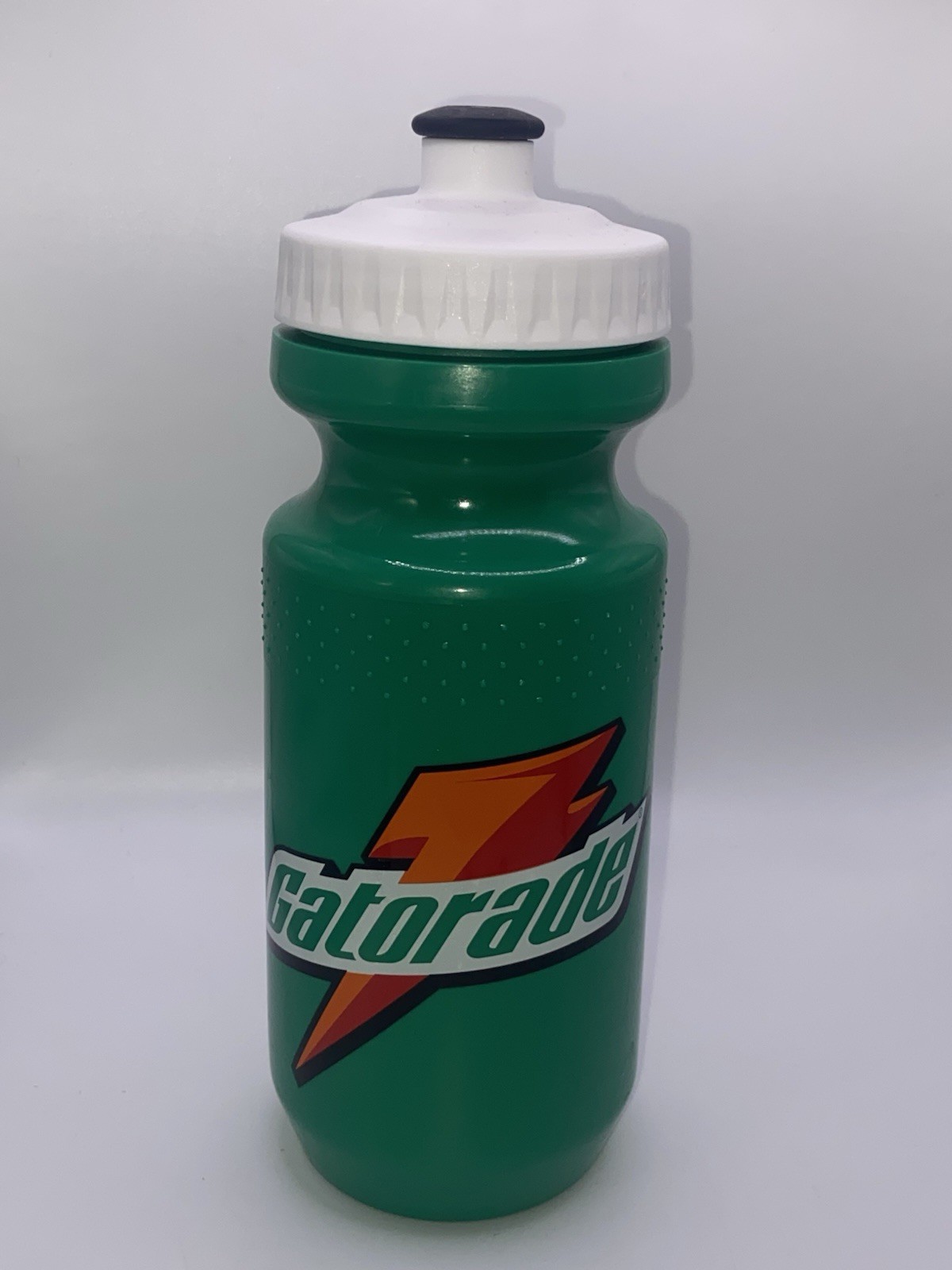 Vintage 90s Plastic Gatorade Bottle Green Orange Logo New