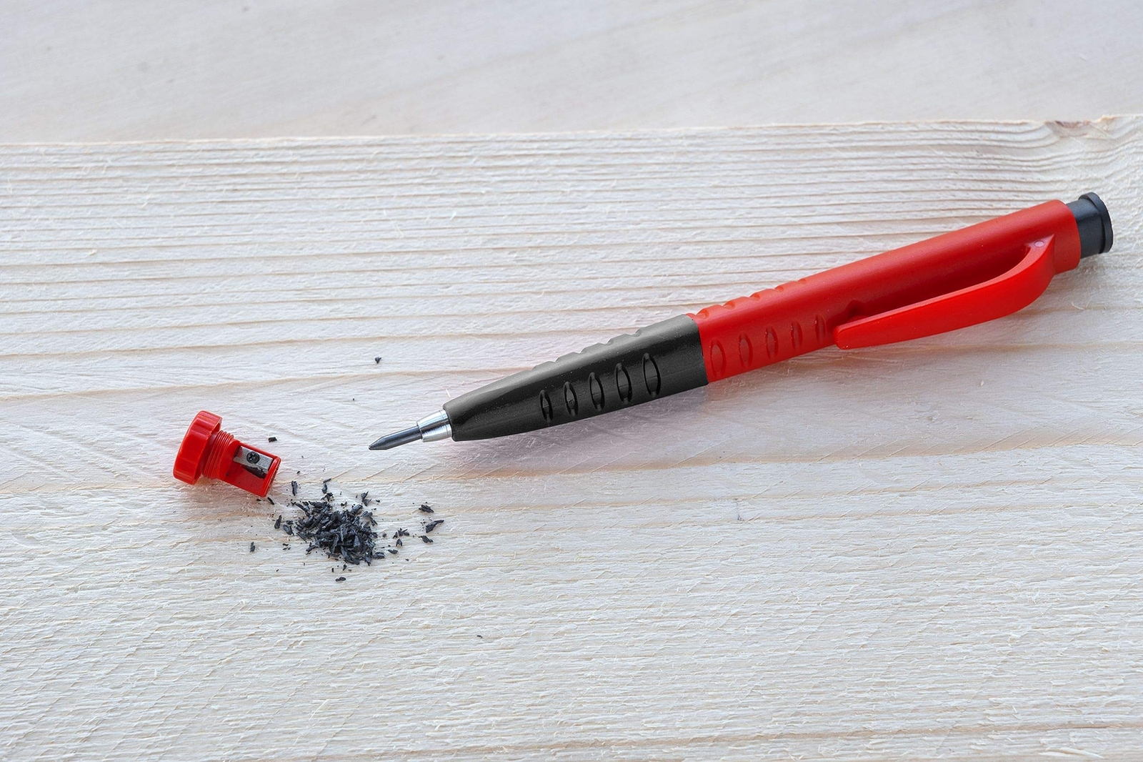 SOLA TLM2 Deep Hole Marker Construction Pencil with Built-In Sharpener, Long-...