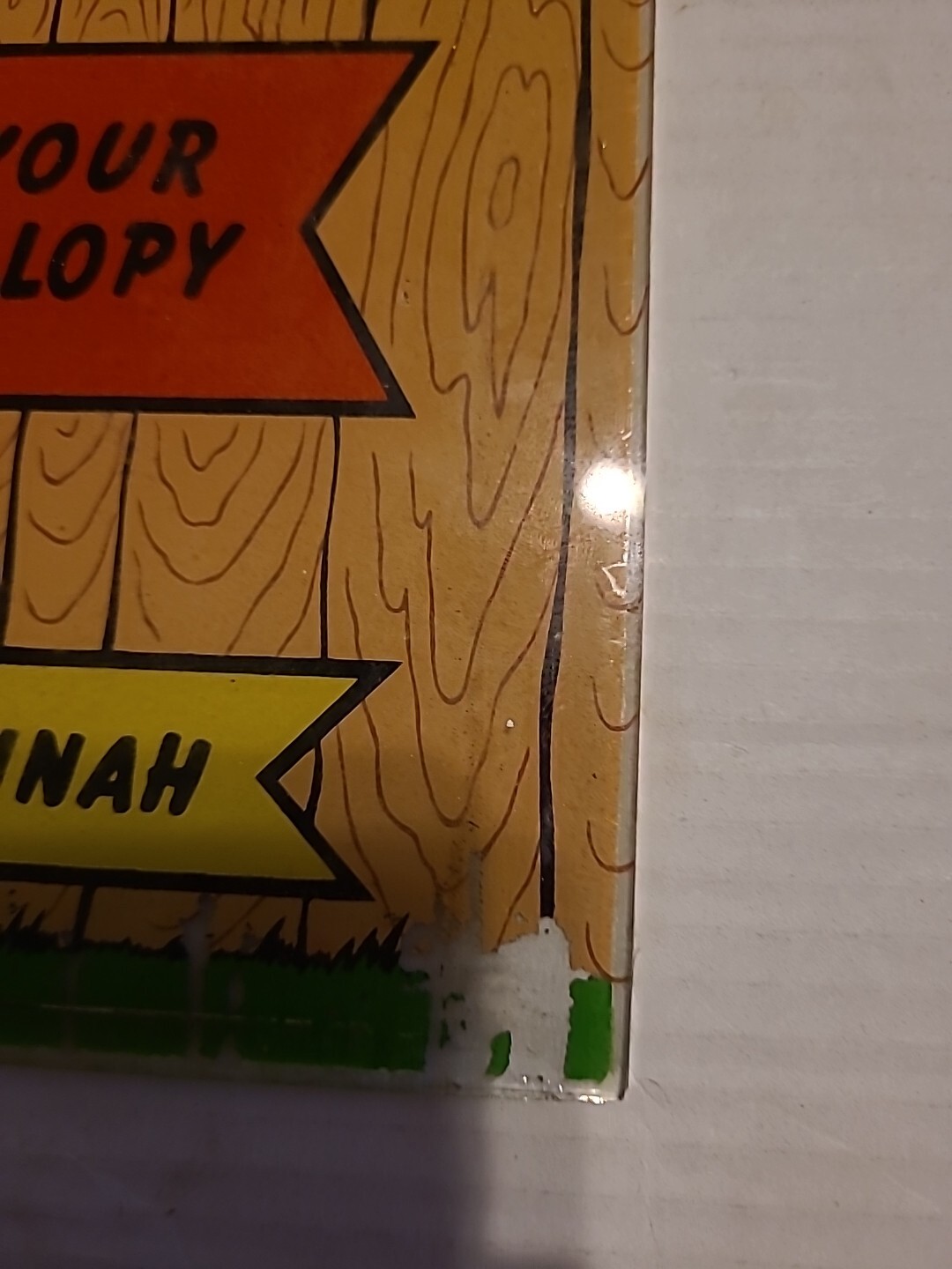 Williams Jalopy Pinball Machine Backglass
