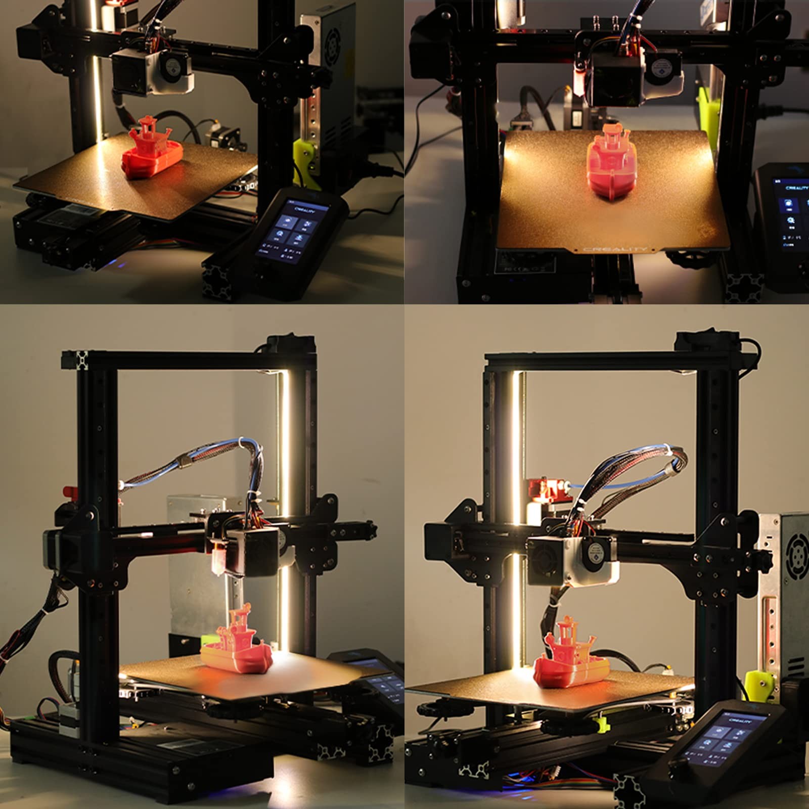 UniTak3D Ender 3 3D Printer LED Light 24V 7.5W Dual Sides Embedded Black