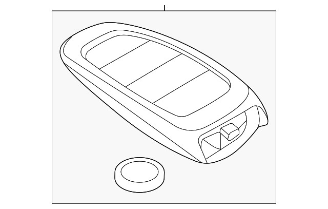 Genuine Hyundai Keyless Entry Transmitter 95440-N9052