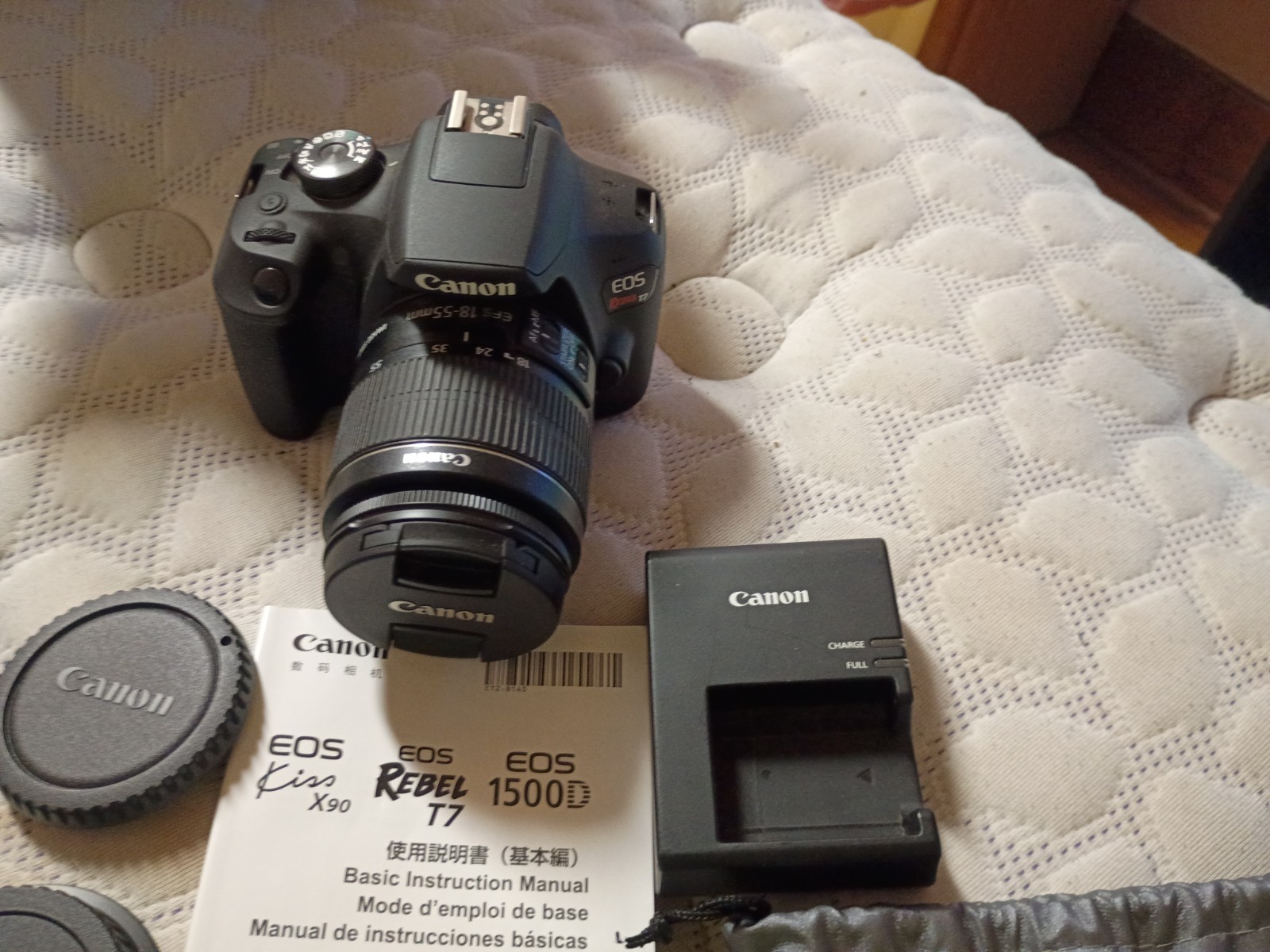 Canon Eos Rebel T7 Camera Kit