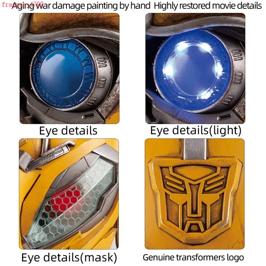 Killerbody Bumblebee Helmet 1:1 Wearable Mask Voice Control Toy Collectible Gift