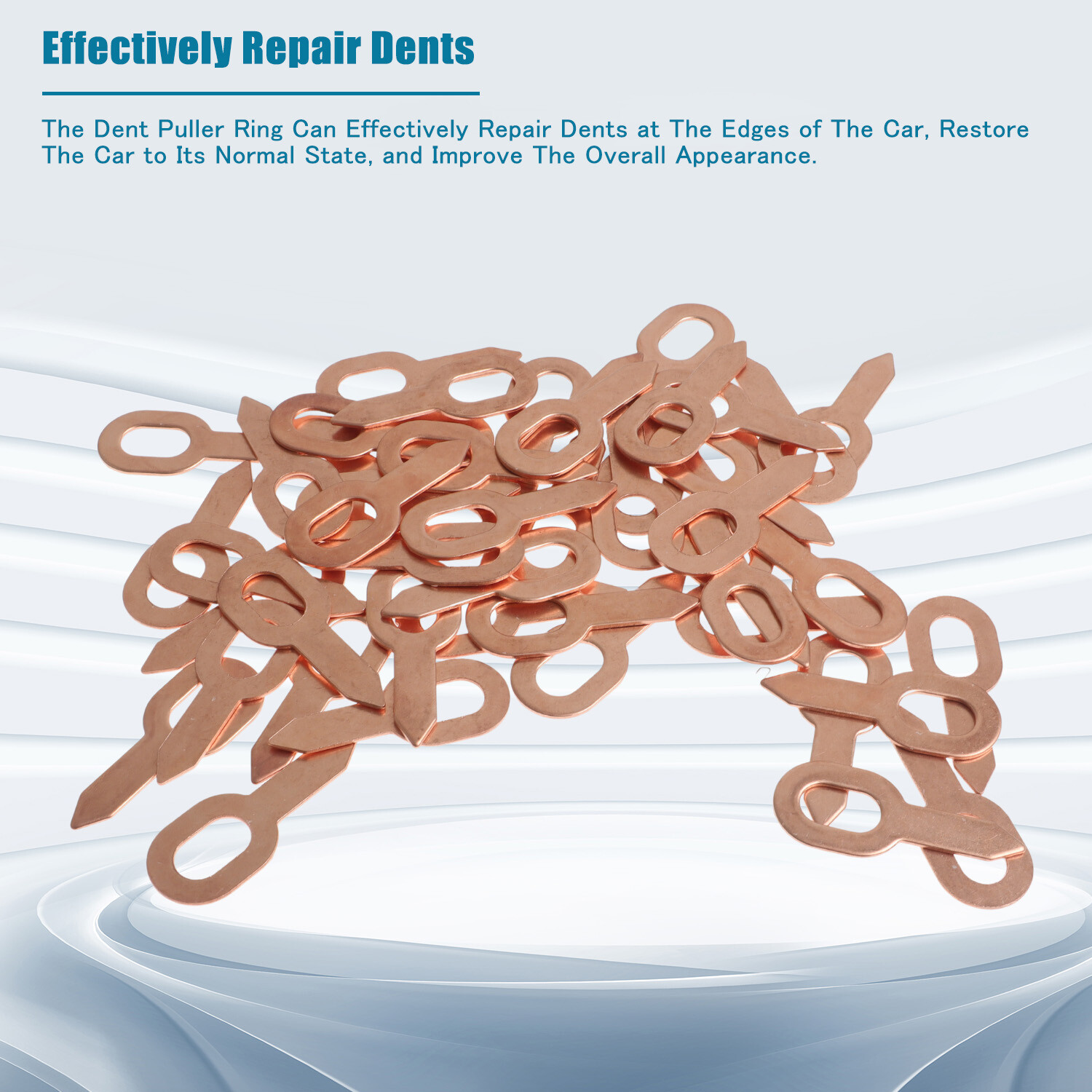 50Pcs Dent Puller Rings Body Panel Pulling Washer for Spot Welding Welder