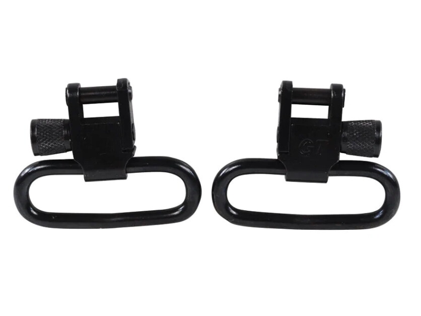 Grovtec 1.25" Locking Swivel Set Black Oxide, 1 1/4" Locking Sling Swivel GTSW02