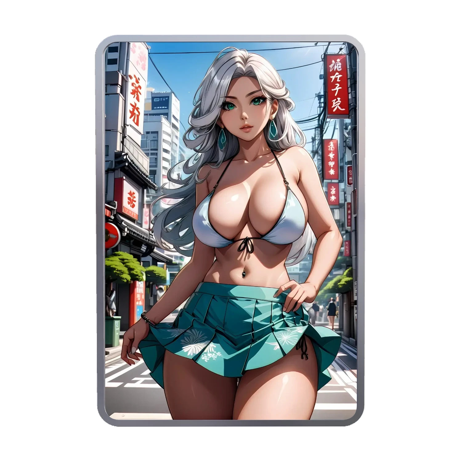 SEXY! 1 oz .999 Fine Silver Colorized Naughty Art Bar – Limited