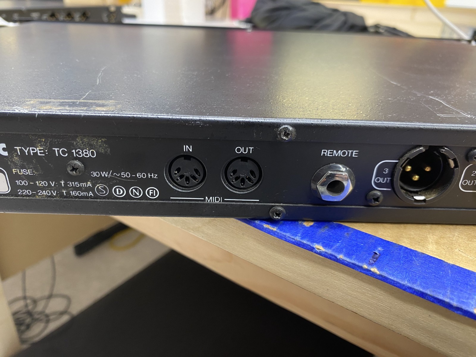 TC Electronic 1380 Multitap Digital Audio Delay Vintage Rare Rack Effect