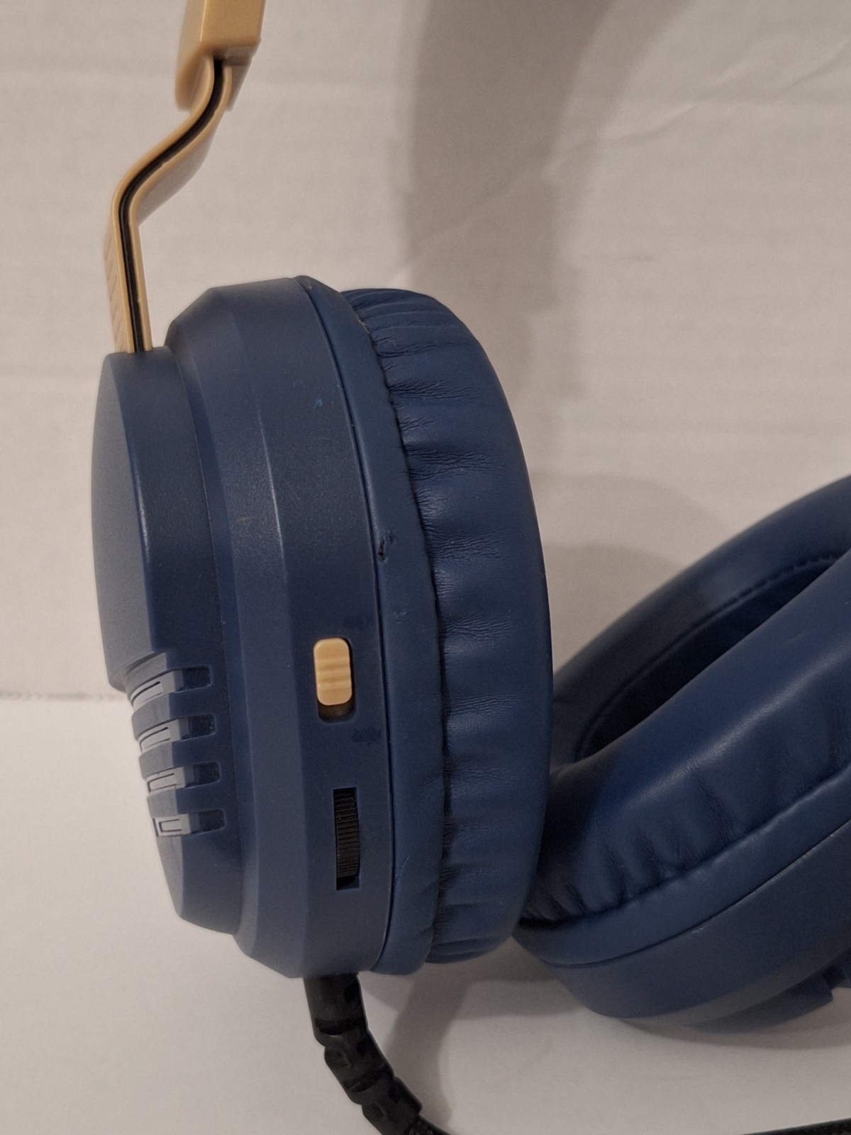 ELCTHUNDER Gaming Headset with Microphone Wired Blue Adjustable Gamer