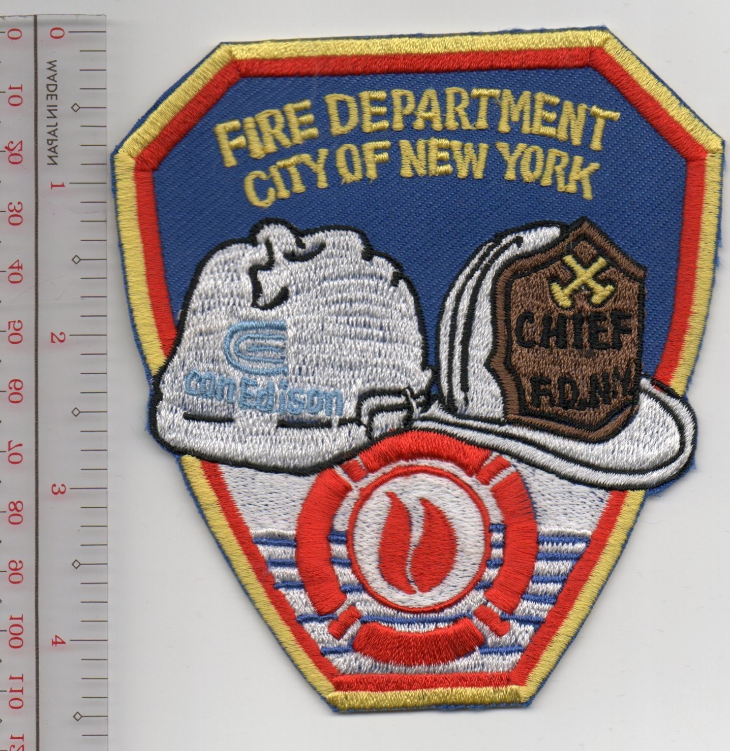 Fire Department Con Edison Patch NO TARIFF