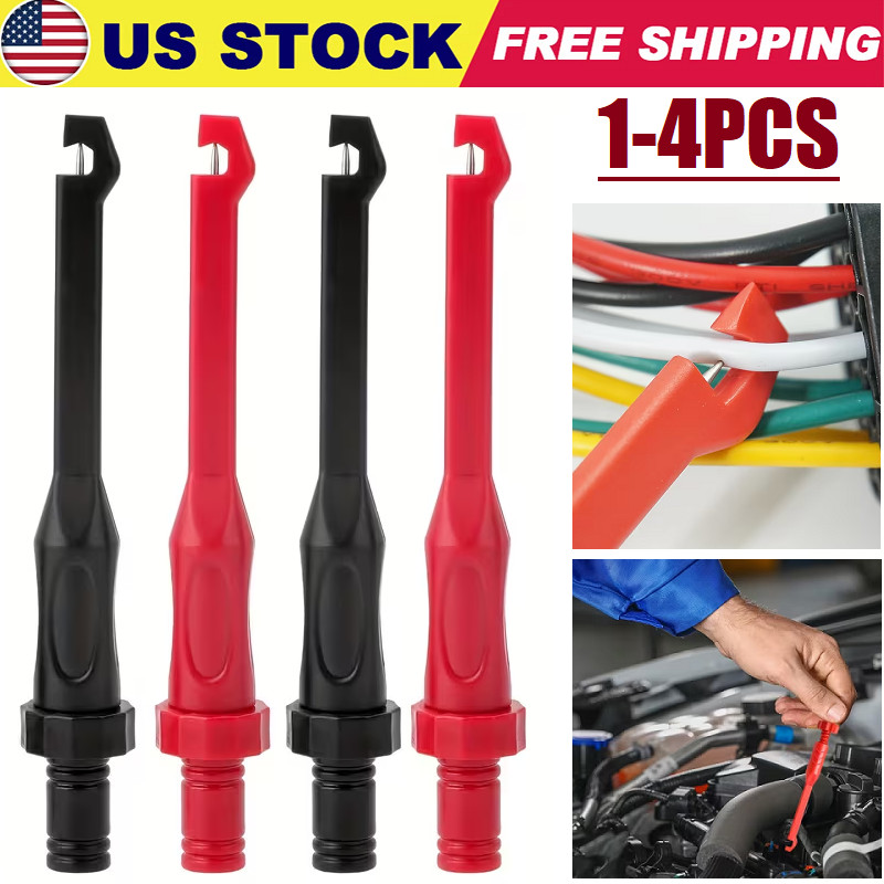 4× Electronic Wire Piercing Probe Clip Tester Tool for Automotive Diagnostic USA