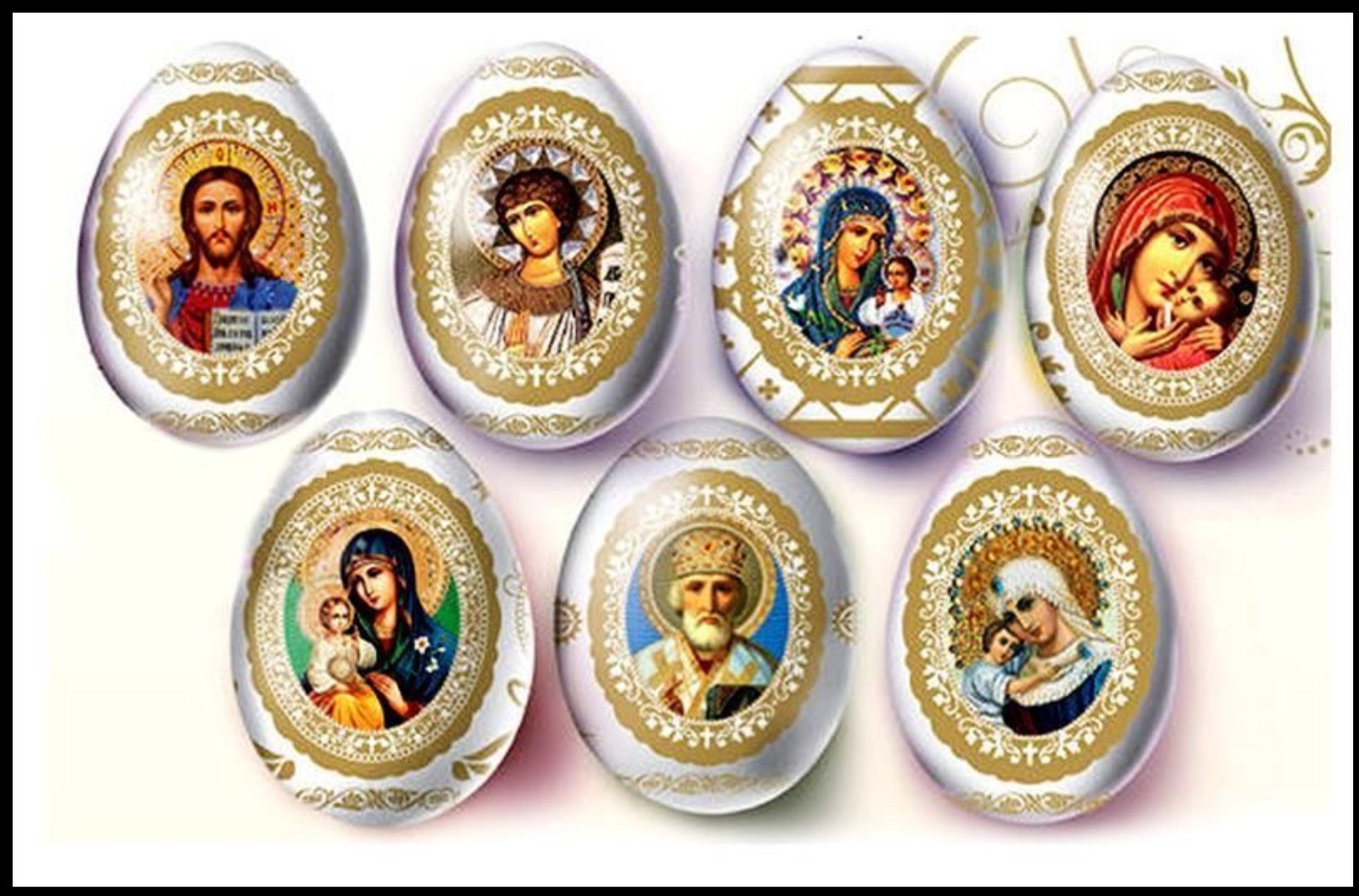 Religious Easter Egg Wrap STICKER Sleeve  - AUST. Local Supplier