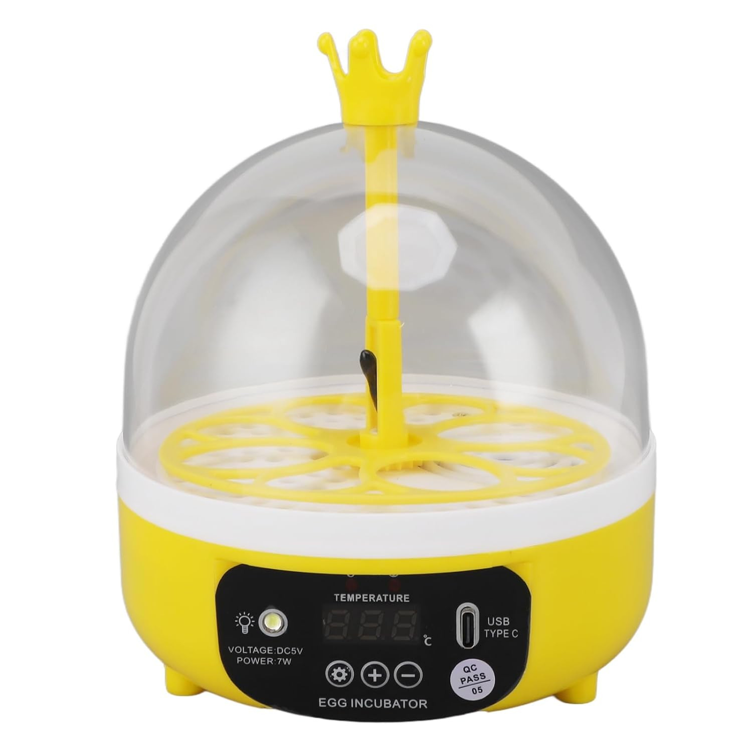 Egg Incubator, Automatic Temperature Control 4 Eggs Chicken Egg Incubator Portab