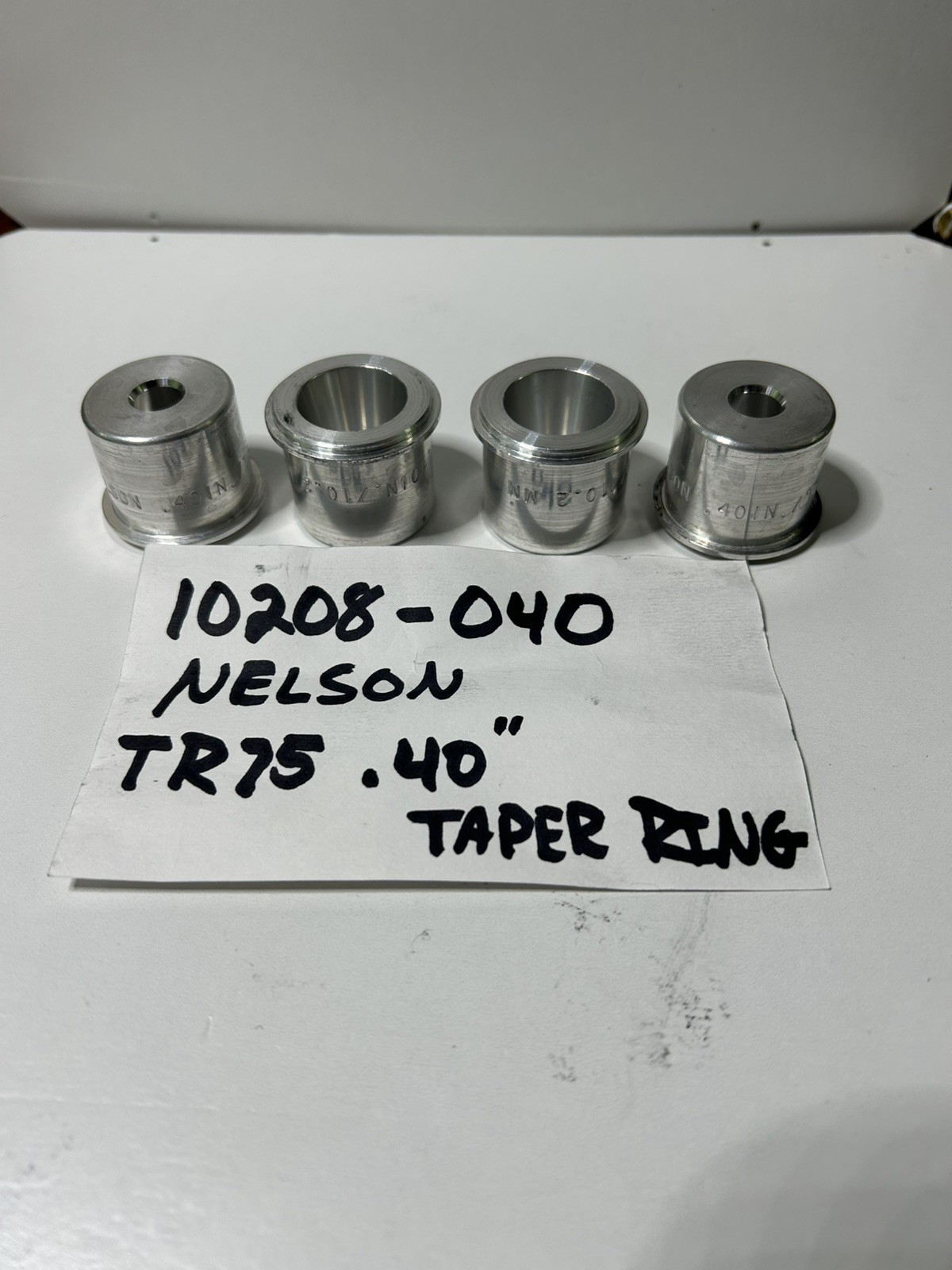 Lot of (4) NELSON 1IRRIGATION 10208-075 Taper Ring Nozzle, 0.40 in